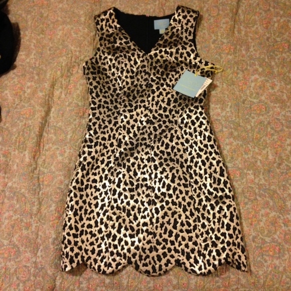 🔥Cece by Cynthia Steffe Mini Animal Print Dress - Picture 2 of 6